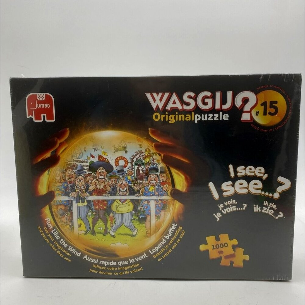 Jumbo Wasgij? #15 1000 Pc‎ Puzzle Run Like The Wind A Day At The Races Sealed